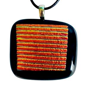 Dichroic Art Pendant Dichroic Art Glass